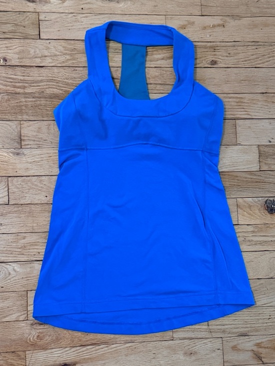lululemon athletica Tops - Lululemon Scoop Neck Tank in Beaming Blue - approx. size medium-large